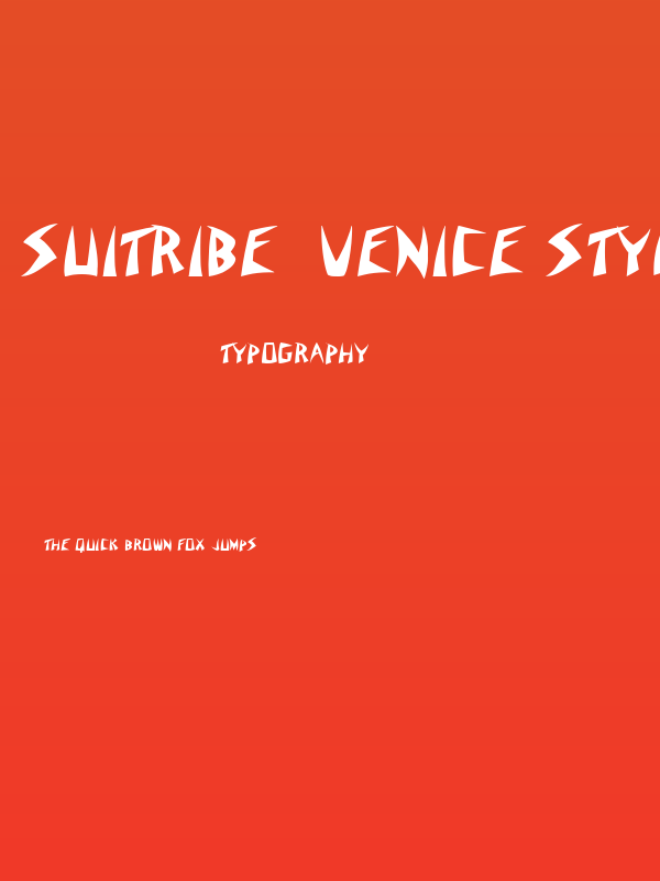 Suitribe  Venice Style Poster
