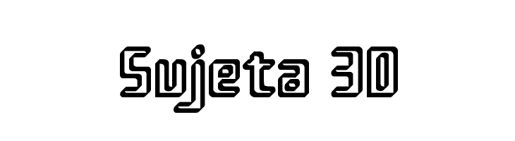 Sujeta 3D  Descarca Fonturi Gratis