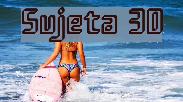 Sujeta 3D Font examples