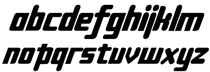 Sujeta Bold Italic Font LOWERCASE