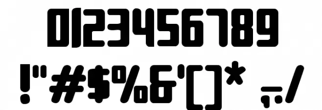 Sujeta Bold フォント その他の文字