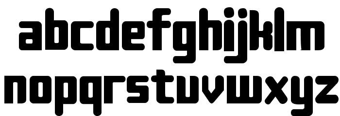 Sujeta Bold Font LOWERCASE