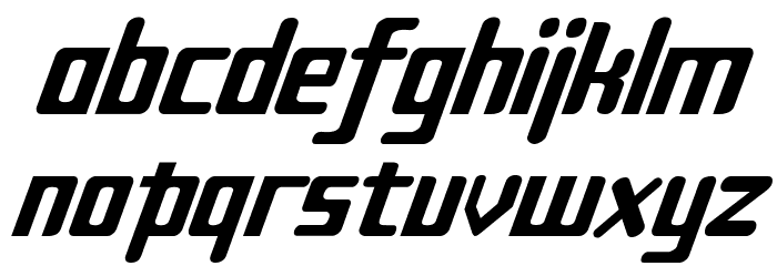 Sujeta Italic Font LOWERCASE