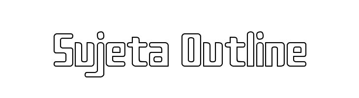 Sujeta Outline  Frei Schriftart Herunterladen