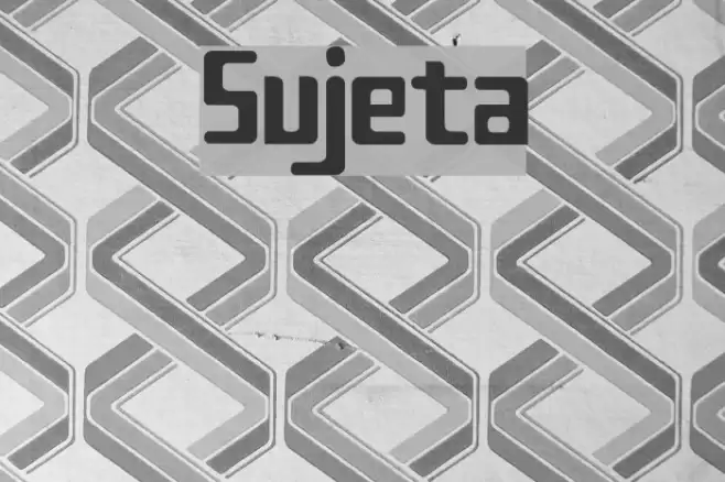 Sujeta フォント examples