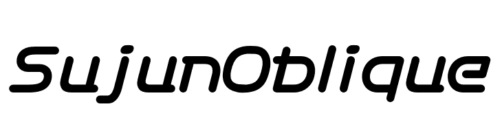 Sujun Oblique  baixar fontes gratis