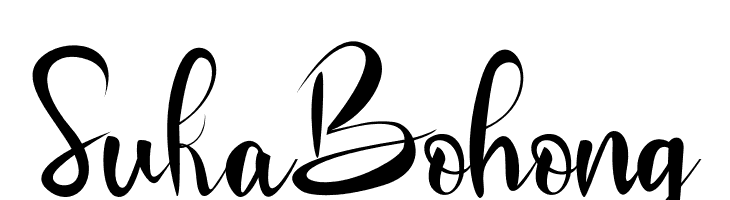 Suka Bohong  Frei Schriftart Herunterladen