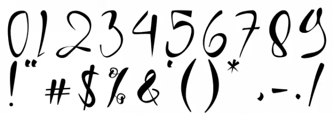 Suka Bohong Font OTHER CHARS