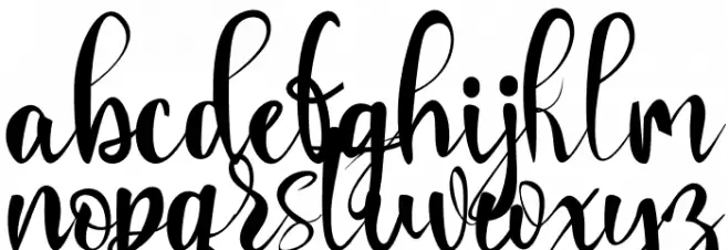 Suka Bohong Font LOWERCASE