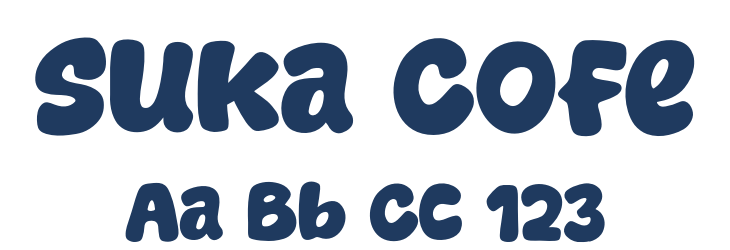 Suka Cofe Font Preview