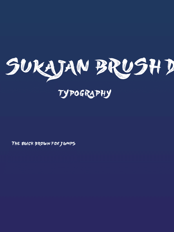 Sukajan Brush Demo Regular Poster