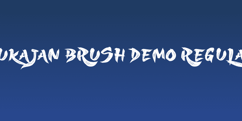 Sukajan Brush Demo Regular Social Header