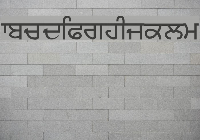 Sukhmani Font examples