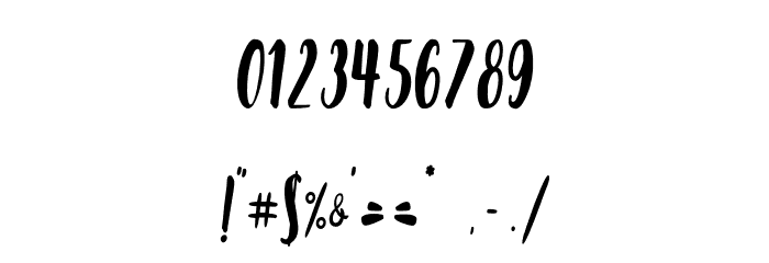 SukiYakiPersonalUse Font OTHER CHARS