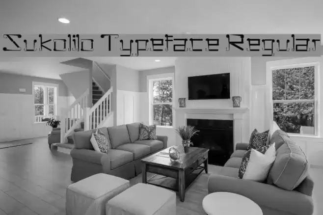 Sukolilo Typeface Regular Font examples