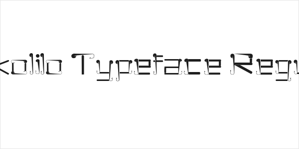 Sukolilo Typeface Regular Logo