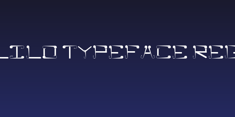 Sukolilo Typeface Regular Social Header