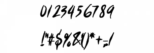 Sukro Regular Font OTHER CHARS