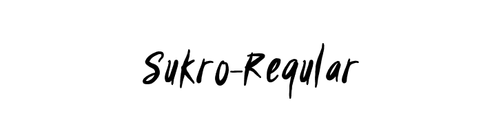 Sukro-Regular  les polices de caractères gratuit tlcharger