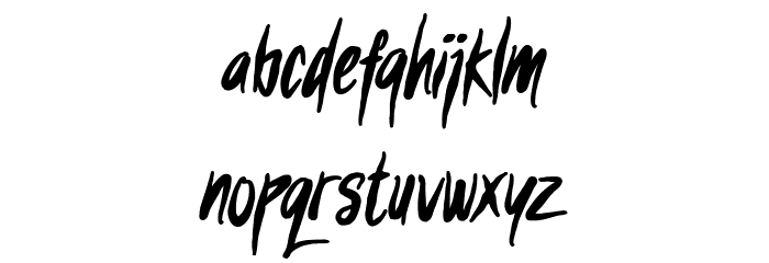 Sukro Regular Font LOWERCASE