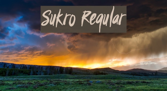 Sukro Regular Example 1