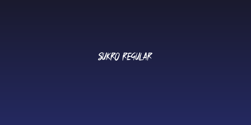 Sukro Regular Social Header