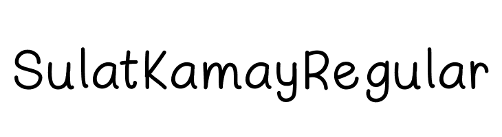 SulatKamayRegular  baixar fontes gratis