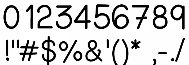 SulatKamayRegular Font OTHER CHARS