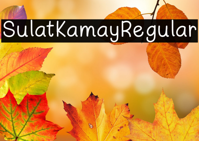 SulatKamayRegular Example 3