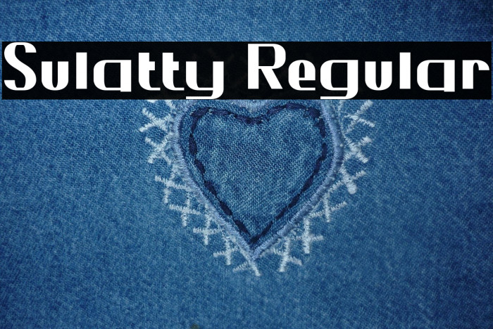 Sulatty Regular Example 1