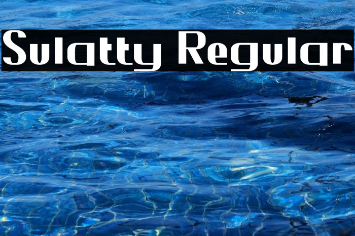 Sulatty Regular Example 2