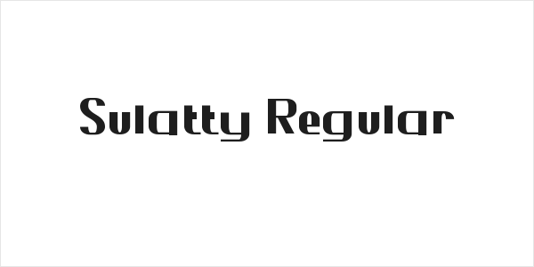 Sulatty Regular Logo