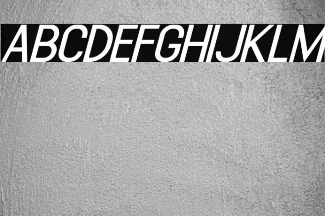 Sulcant-Italic Font examples