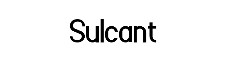 Sulcant  免费字体下载