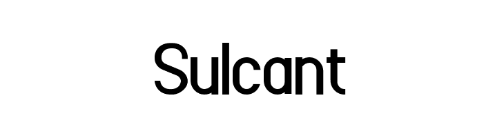 Sulcant  Скачать бесплатные шрифты