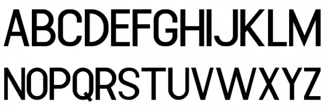 Sulcant フォント 大文字