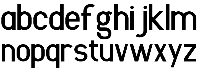 Sulcant Font LOWERCASE