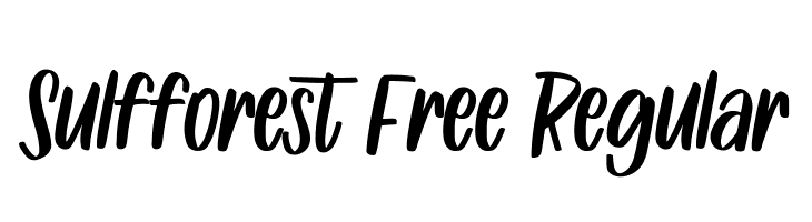 Sulfforest Free Regular  免费字体下载