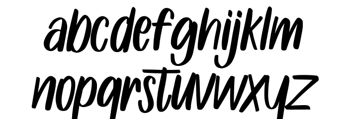 Sulfforest Free Regular Font LOWERCASE