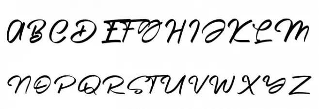Sullistia Schriftart Groß