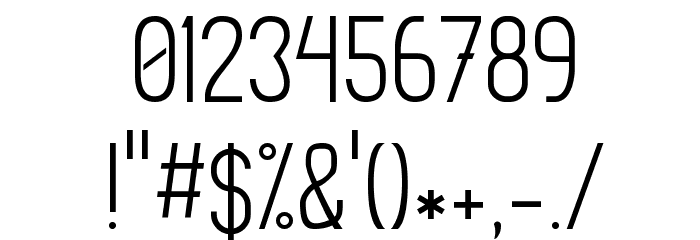 Sullivan Font OTHER CHARS