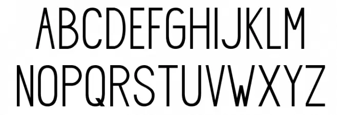 Sullivan Schriftart Groß