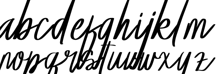Sullthan Riyad Font LOWERCASE