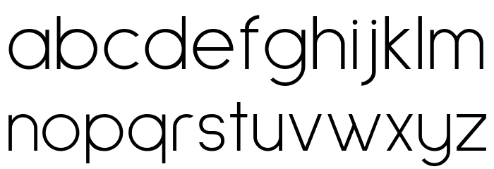 Sulphur Point Light Font LOWERCASE
