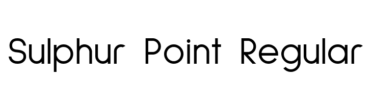 Sulphur Point Regular  नि: शुल्क फ़ॉन्ट्स डाउनलोड