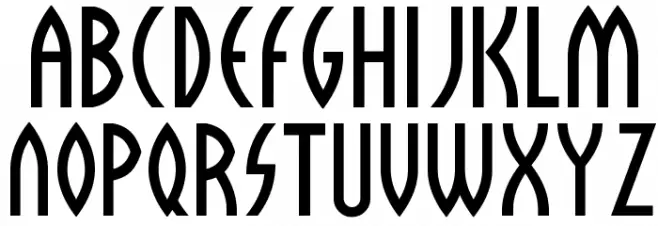Sulphur Schriftart Groß