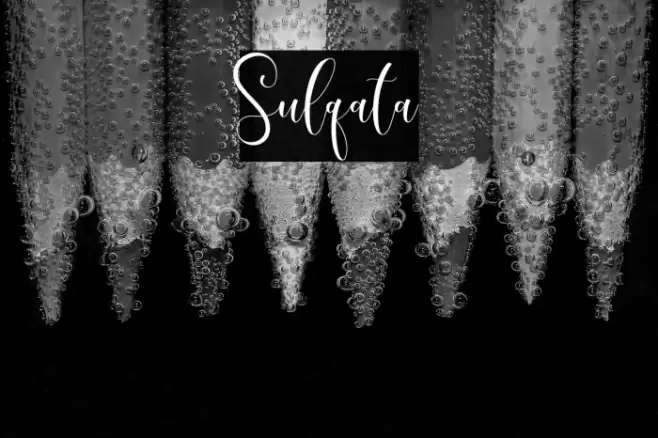 Sulqata Font examples