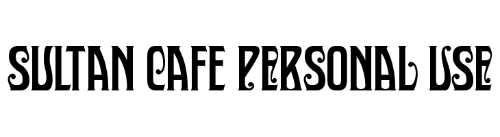 Sultan Cafe PERSONAL USE Font