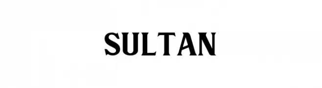 Sultan  Скачать бесплатные шрифты