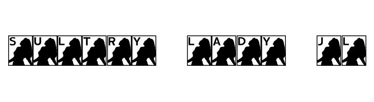 Sultry Lady JL  Скачать бесплатные шрифты